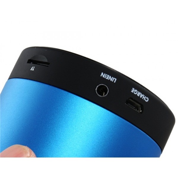 V3 Touch Control Bluetooth Speaker with TF Card Reader & Hands-free Calling (Blue)