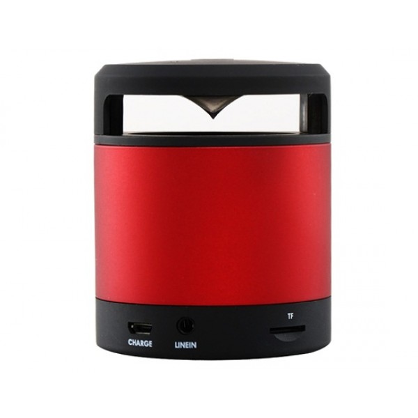 V3 Touch Control Bluetooth Speaker with TF Card Reader & Hands-free Calling (Red)