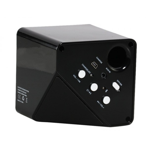 Compact Bluetooth Speaker with Microphone and Hands-free Calling (Black)