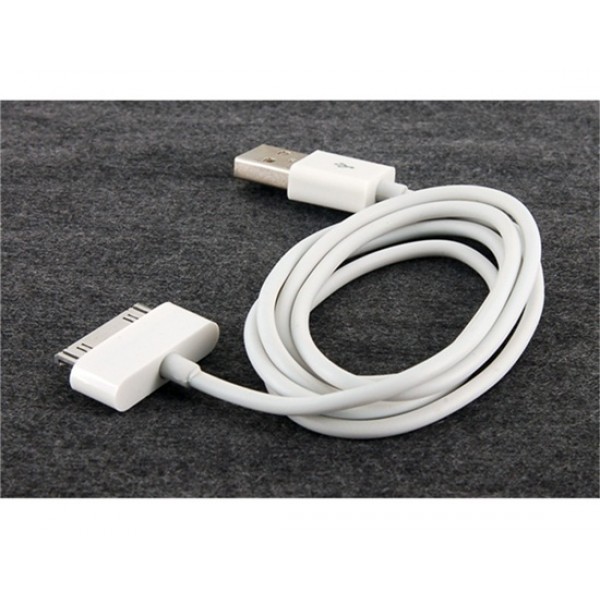 Portable USB Cable for iPod and iPhone 4G (White)