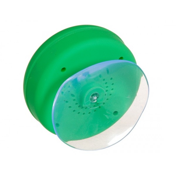 BTS-06 Mini Waterproof Bluetooth v3.0 Shower Speaker with Built-in Microphone & Suction Cup (Green)